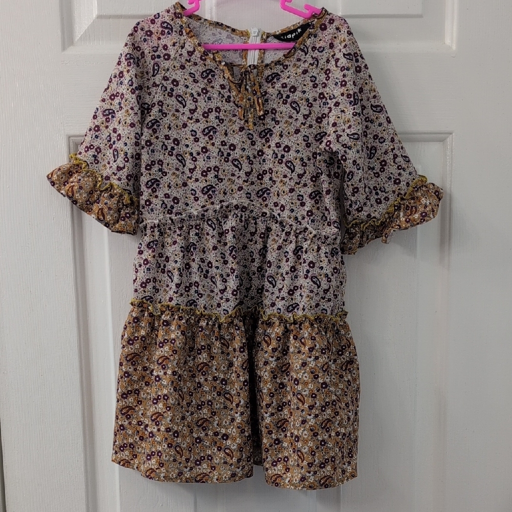 Kidpik Multicolor Floral Dress
